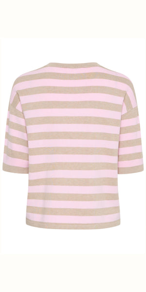 b young MORLA T Shirt in Roseate Spoonbill Mix