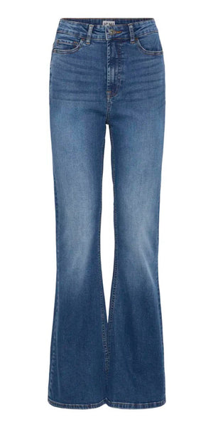 ICHI TWIGGY Flaired High Waist Jeans