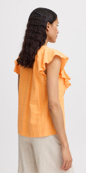 b young JADA Blouse in Tangerine