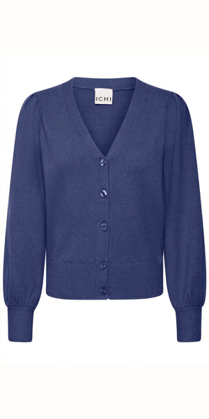 ICHI SELLA Cardigan in Medieval Blue