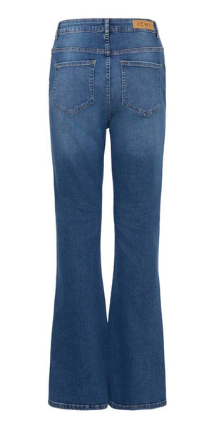 ICHI TWIGGY Flaired High Waist Jeans