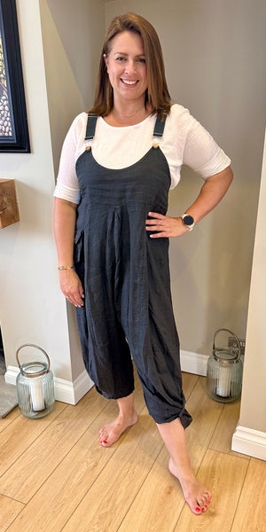 Linen Dungarees