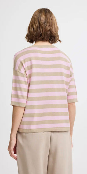 b young MORLA T Shirt in Roseate Spoonbill Mix