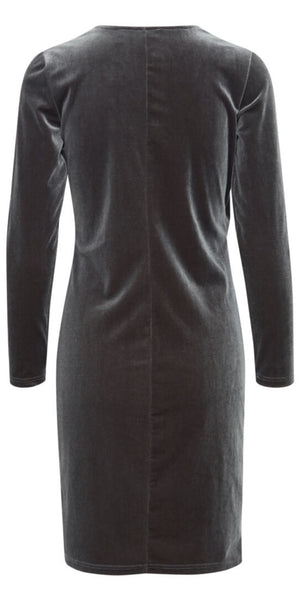 b young PERLINA Wrap Dress in Asphalt