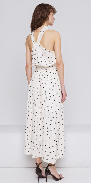 ACCESS Polka Dot Halter Dress