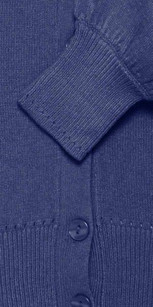 ICHI SELLA Cardigan in Medieval Blue