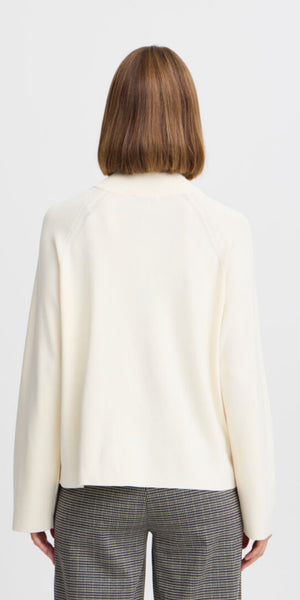 b young MORLA Half Zip Jumper in Birch