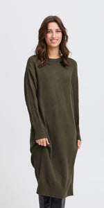 b young MANINA Dress in Olive Night