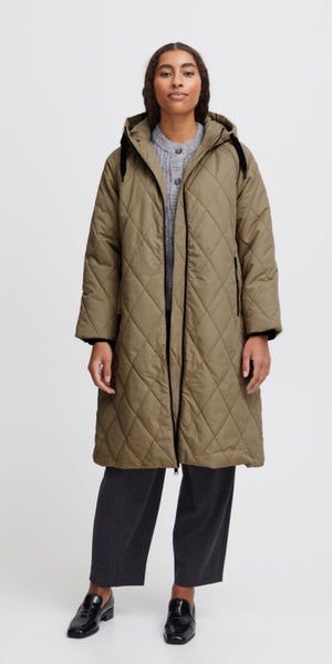 b young BELIS Coat in Sepia Tint