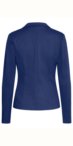 ICHI Kate Blazer in Medieval Blue