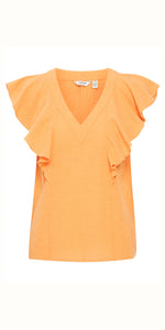 b young JADA Blouse in Tangerine