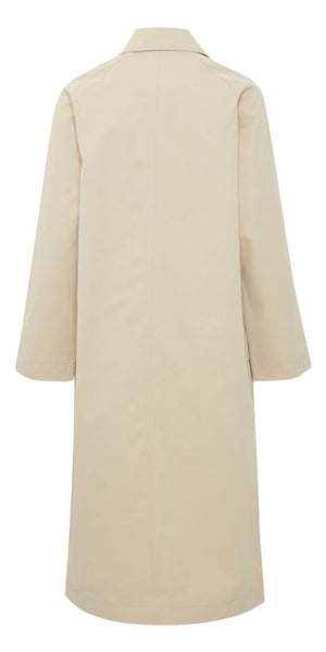 b young AMONA Long Coat in Humus