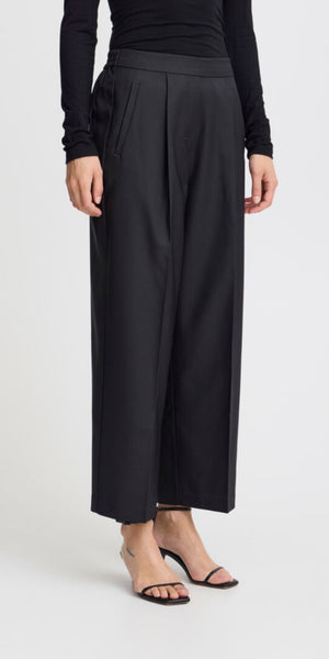 ICHI ZIMMIE Pants in Black