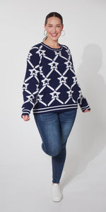 HAVEN Tromso Jumper in Midnight