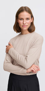 b young PESINA Long Sleeve T Shirt in String