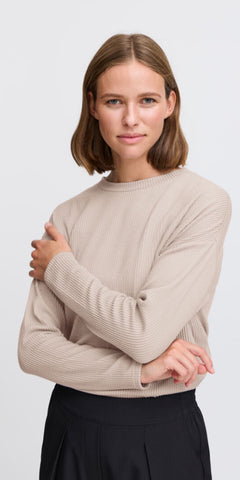 b young PESINA Long Sleeve T Shirt in String