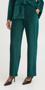 b young TACHA Pants in Sea Moss Mix