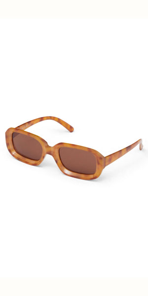 ICHI PAIHIA Sunglasses in Amber Brown