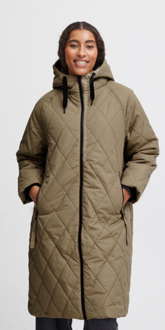 b young BELIS Coat in Sepia Tint