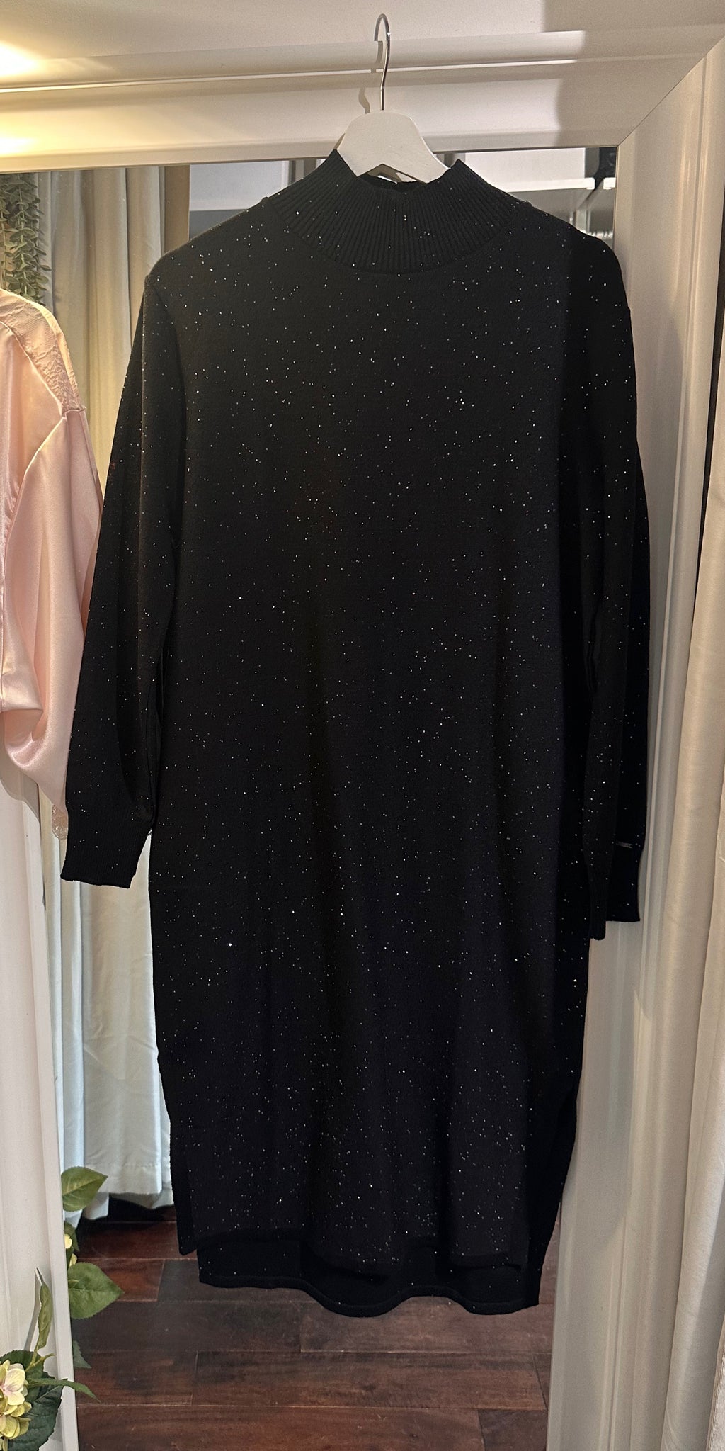 AGGEL Sequin Knit Dress