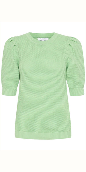 b young MIKALA SS Jumper in Nile Green