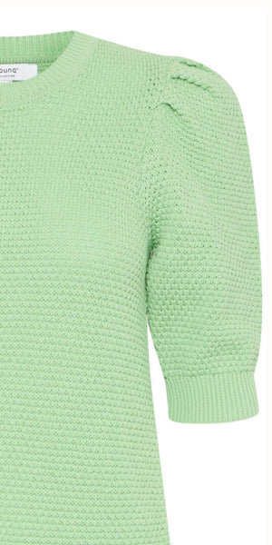 b young MIKALA SS Jumper in Nile Green