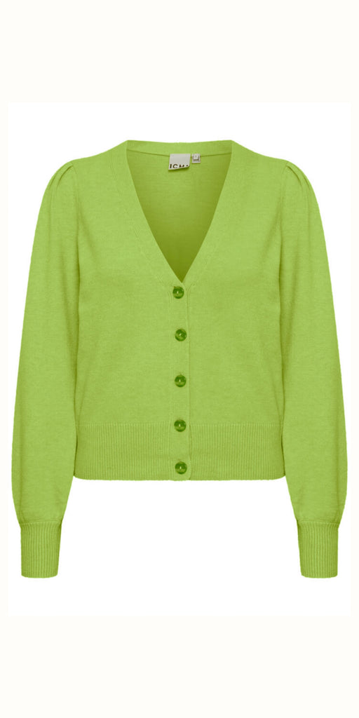 ICHI SELLA Cardigan in Parrot Green – TheSecretCloset.Boutique