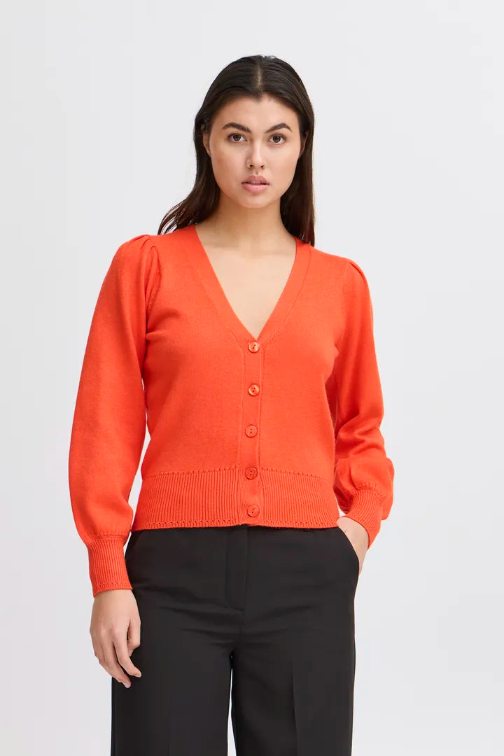 ICHI SELLA Cardigan in Fiesta