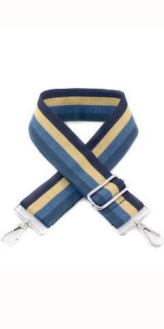 Bag Strap in Navy Stripes