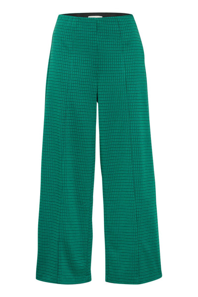 ICHI KATE CAMELEON Pants in Cadmium Green