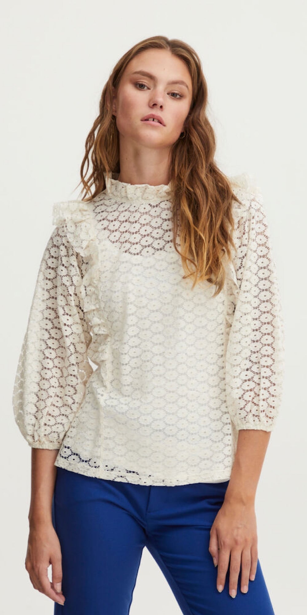 PULZ ZETA Blouse in Turtledove