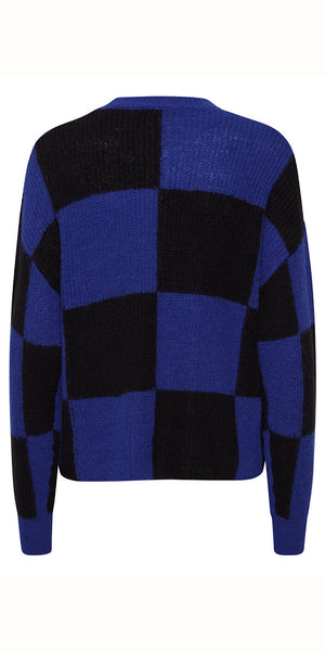 b young OMURA Jumper in Surf The Web Mix - TheSecretCloset.Boutique