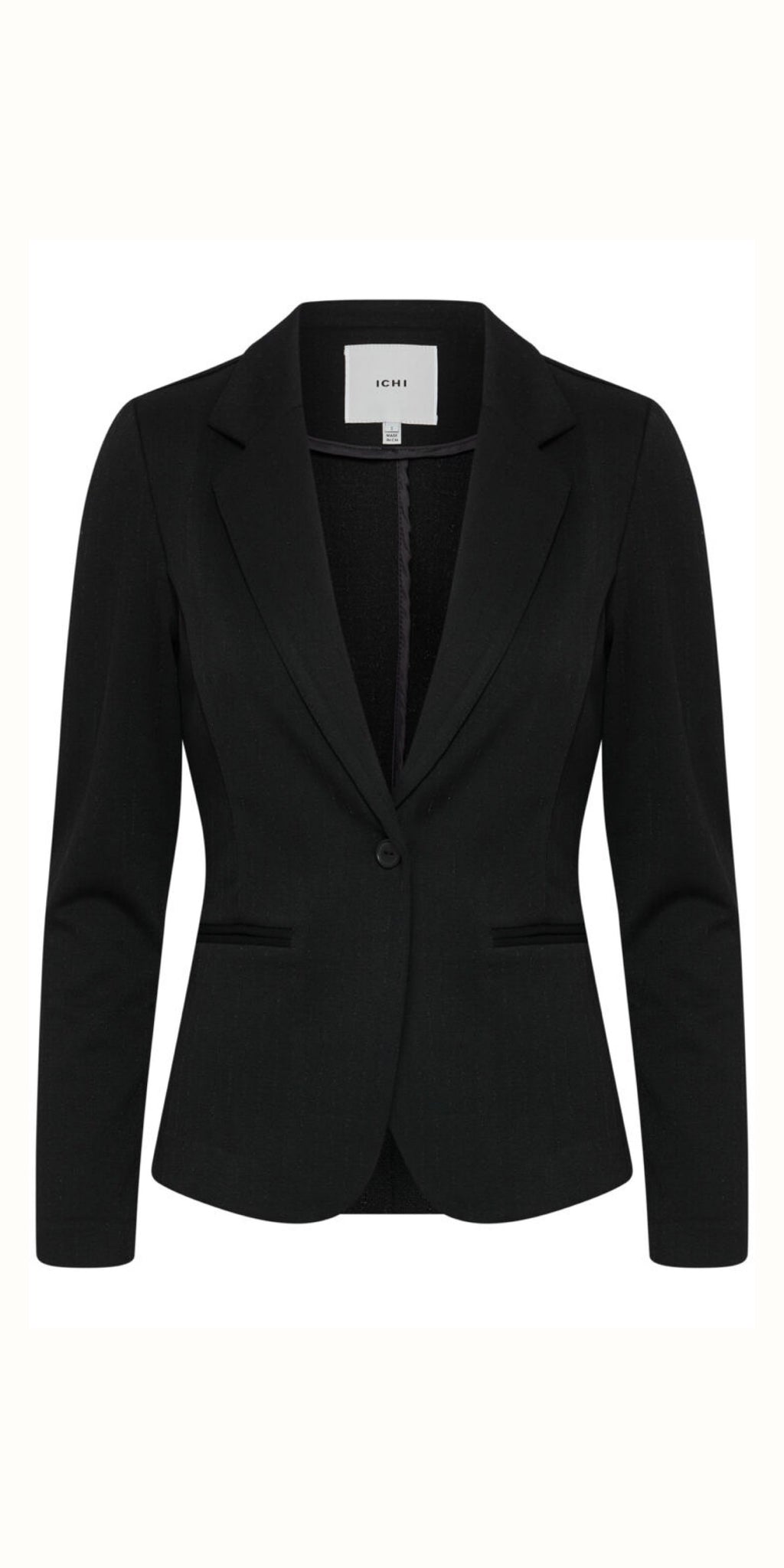 ICHI Kate Blazer in Black – TheSecretCloset.Boutique
