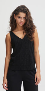 ICHI NELLY Top in Black