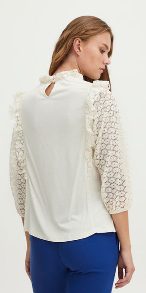 PULZ ZETA Blouse in Turtledove